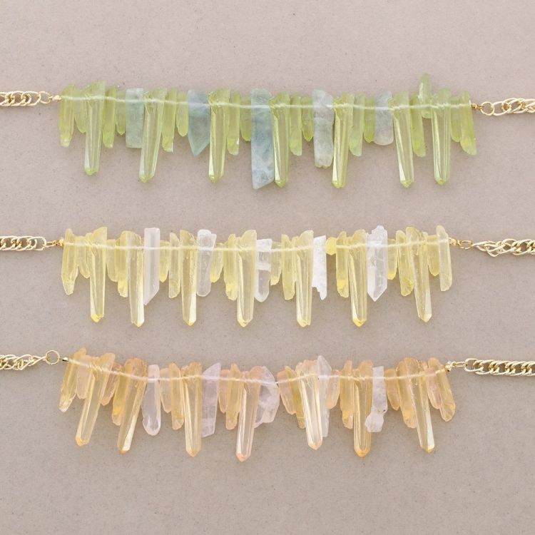 RESIN BEADS SHORT NECKLACE 2