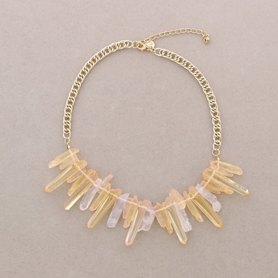 RESIN BEADS SHORT NECKLACE