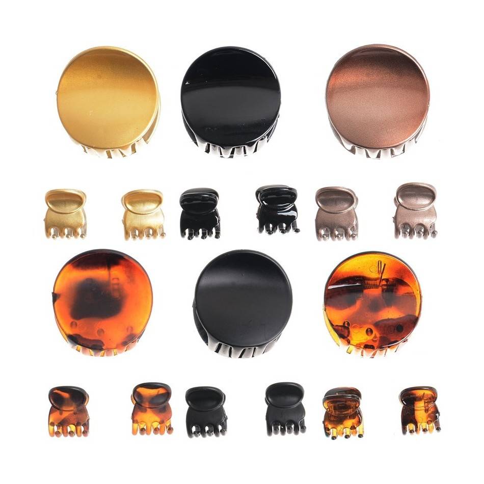 SET THREE HAIR CLIPS
