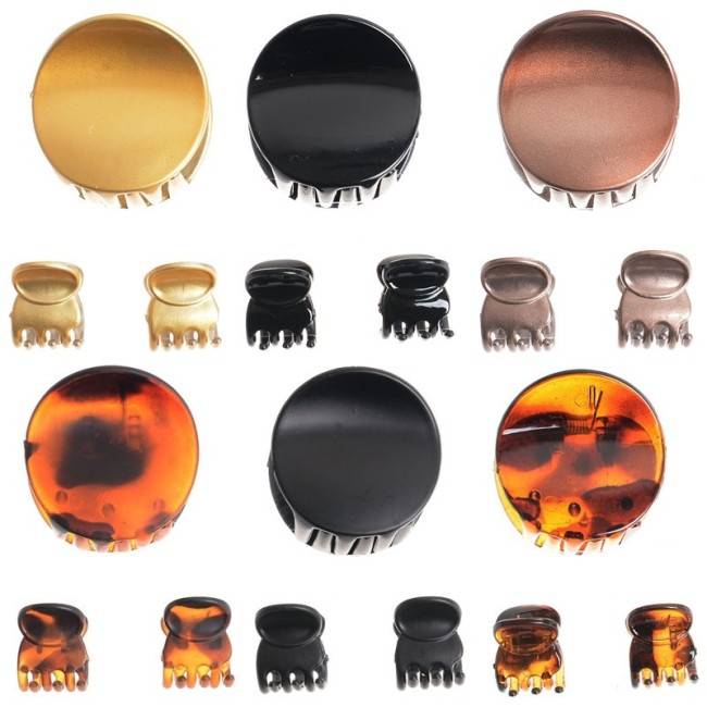 SET THREE HAIR CLIPS