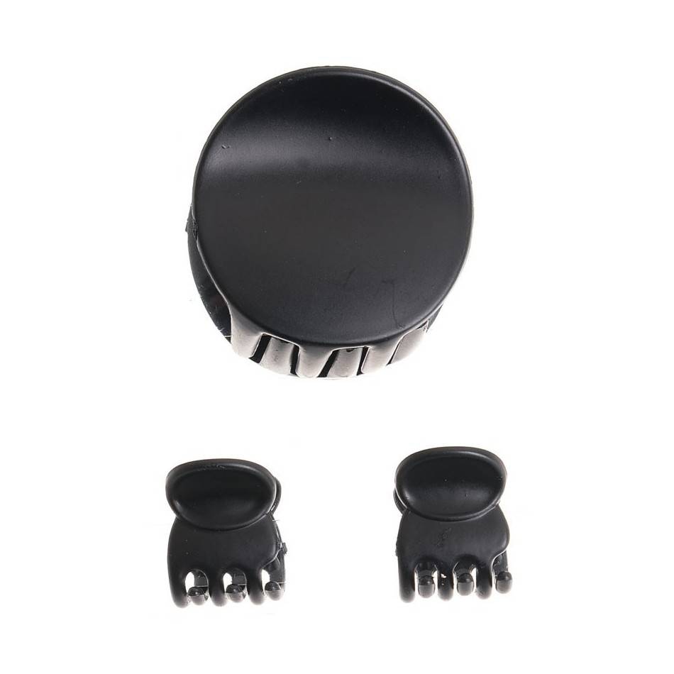 SET THREE HAIR CLIPS