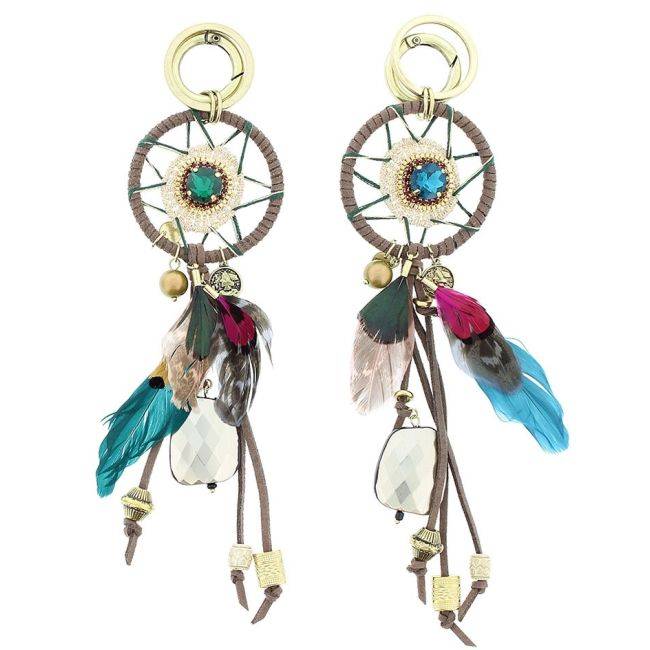 LLAVERO ATRAPASUEÑOS PLUMAS