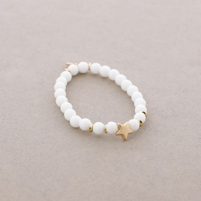 PULSERA ELÁSTICA CUENTAS PIEDRAS