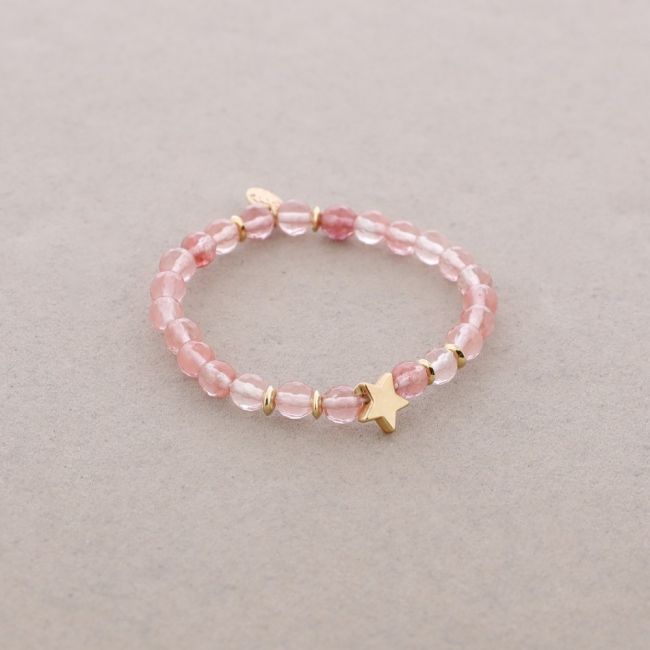 PULSERA ELÁSTICA CUENTAS PIEDRAS