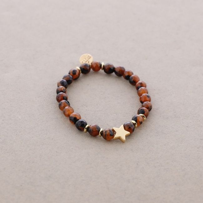 PULSERA ELÁSTICA CUENTAS PIEDRAS