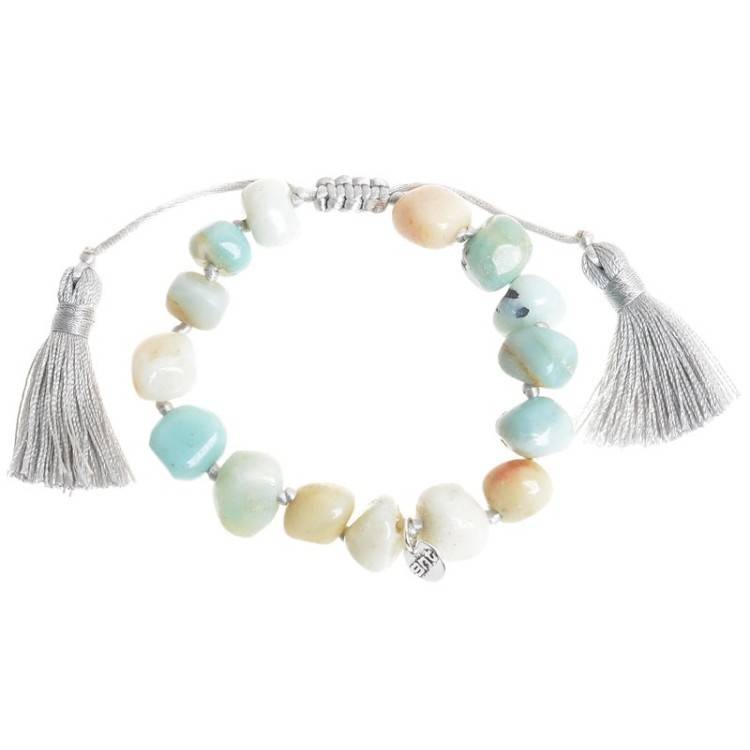 PULSERA  MACRAMÉ PIEDRAS 2