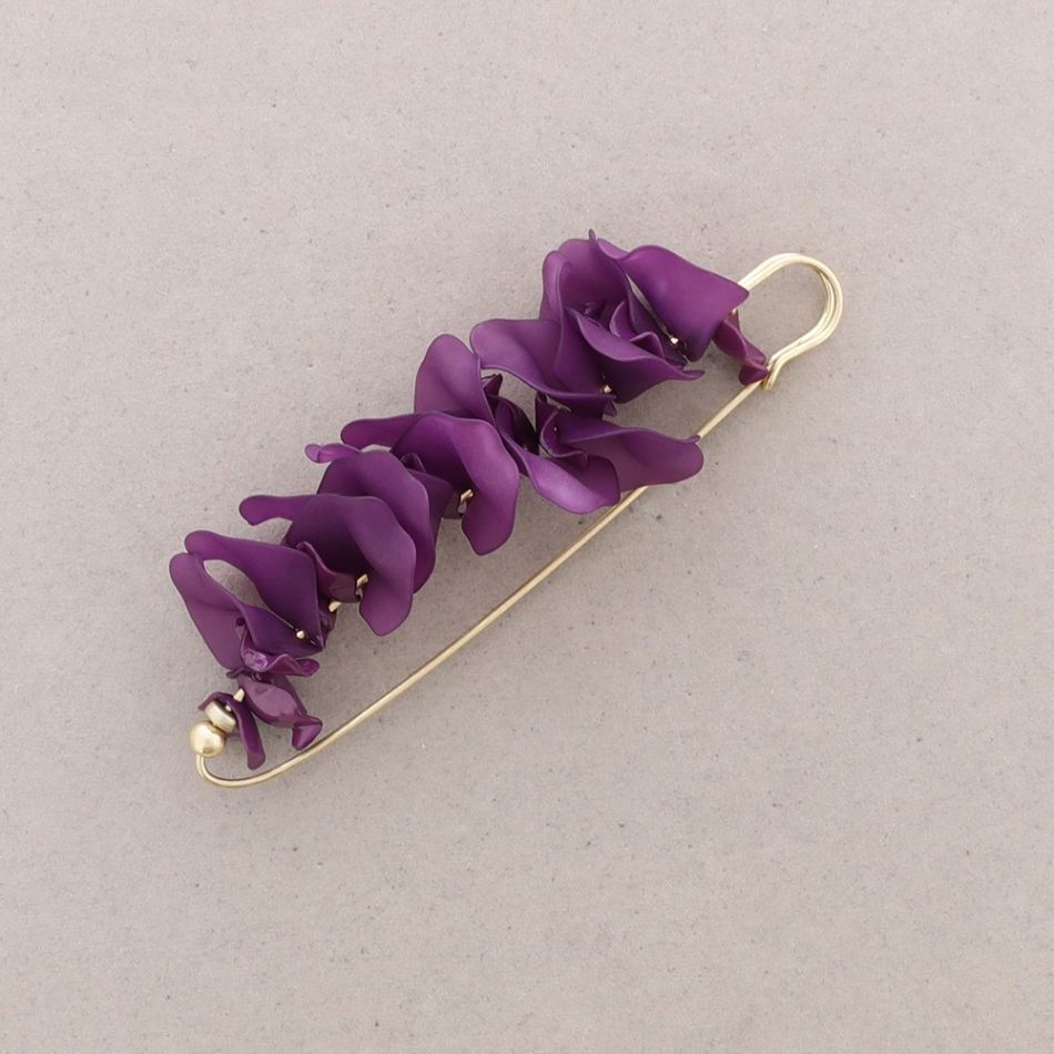 BROCHE IMPERDIBLE PÉTALOS