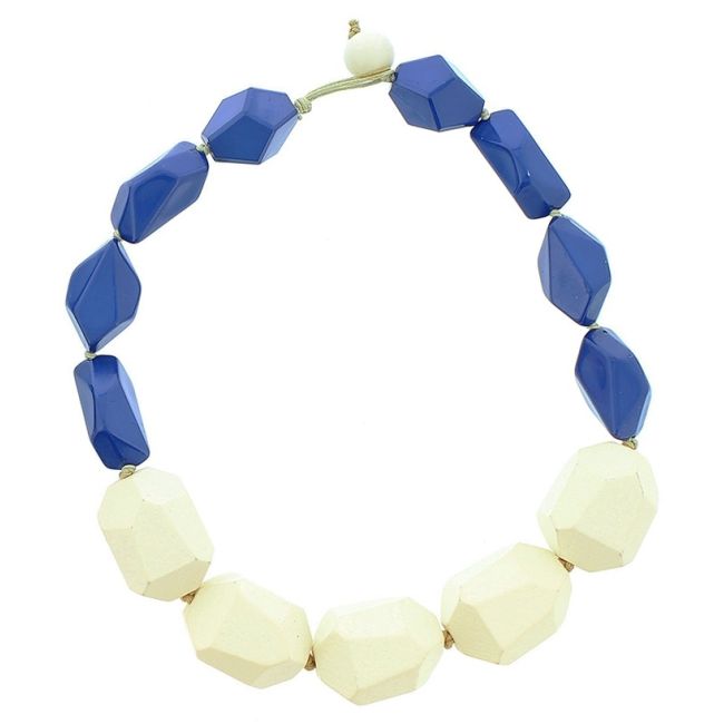 GEOMETRIC BEADS SHORT NECKLACE