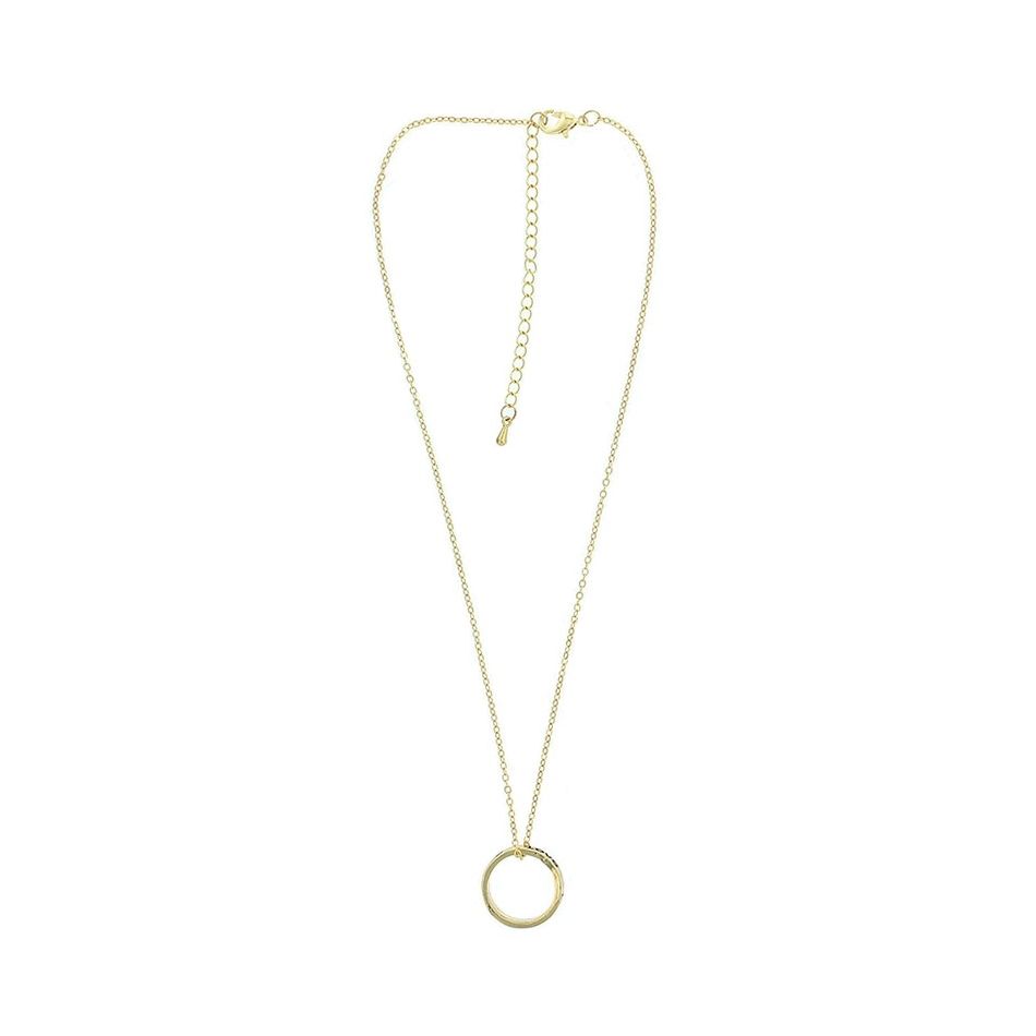METAL RING SHORT NECKLACE