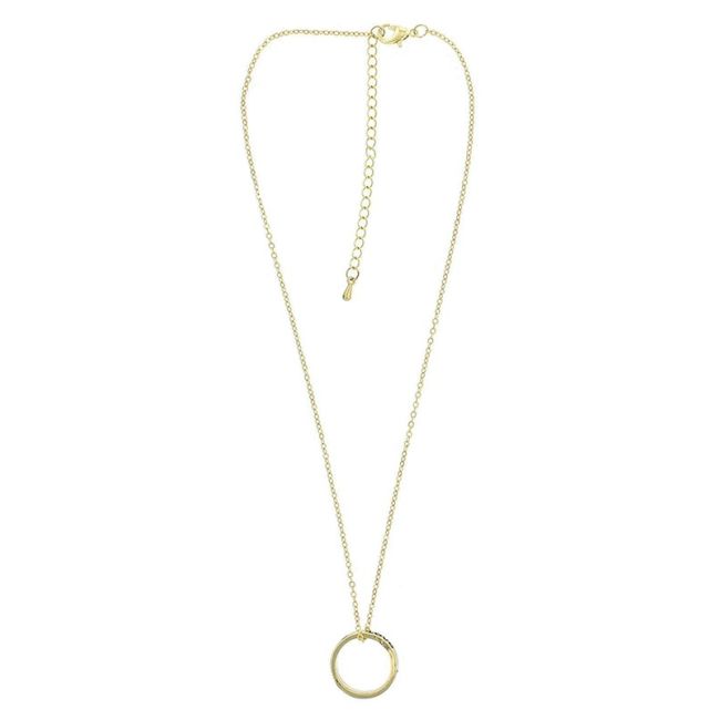 METAL RING SHORT NECKLACE