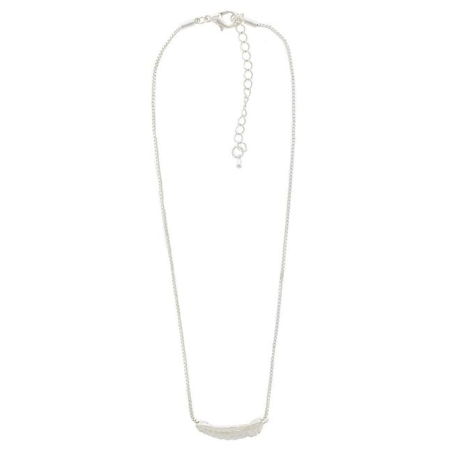 METAL LEAF SHORT NECKLACE