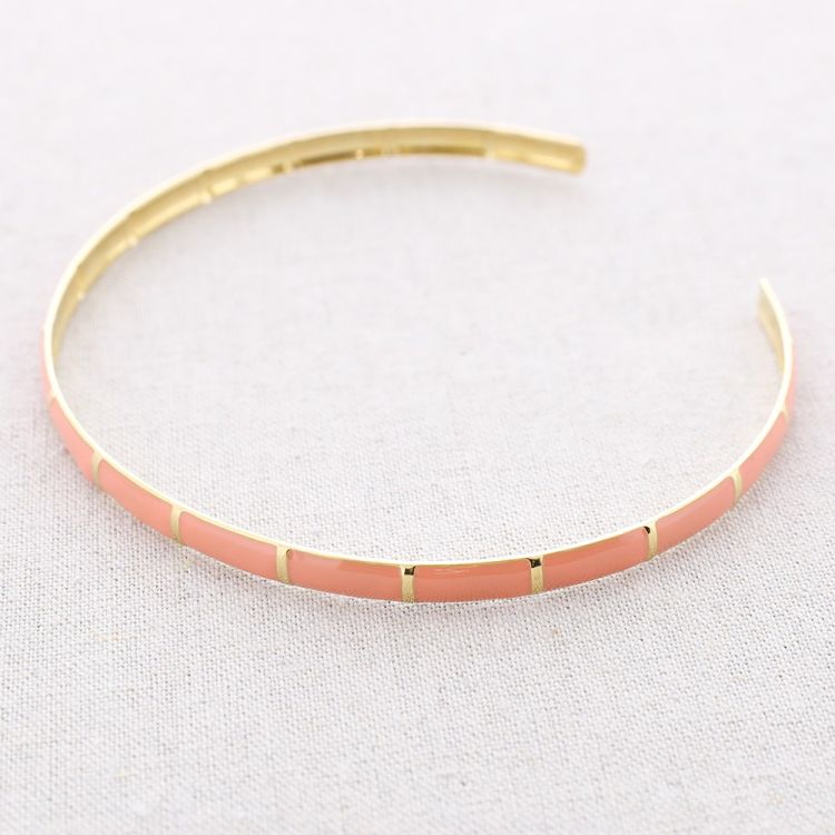 CHOKER ACERO ESMALTE 2