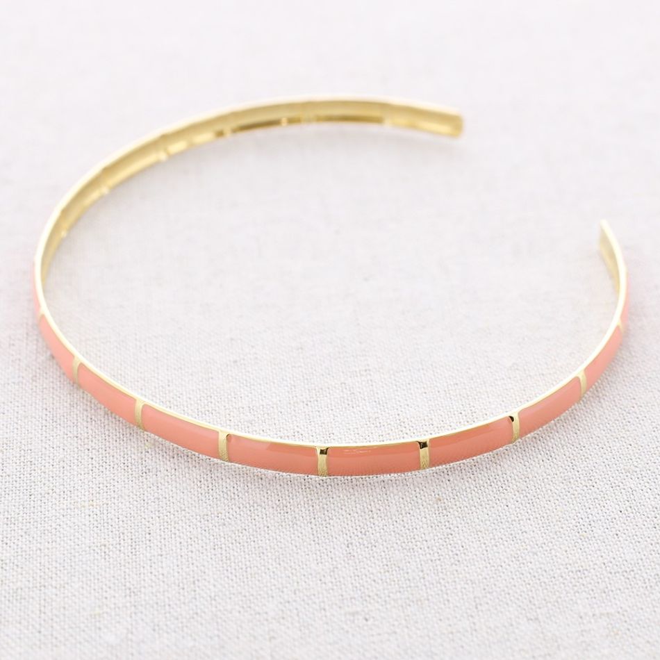 CHOKER ACERO ESMALTE