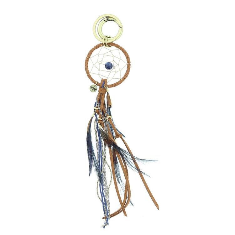FEATHERS DREAMCATCHER KEYCHAIN
