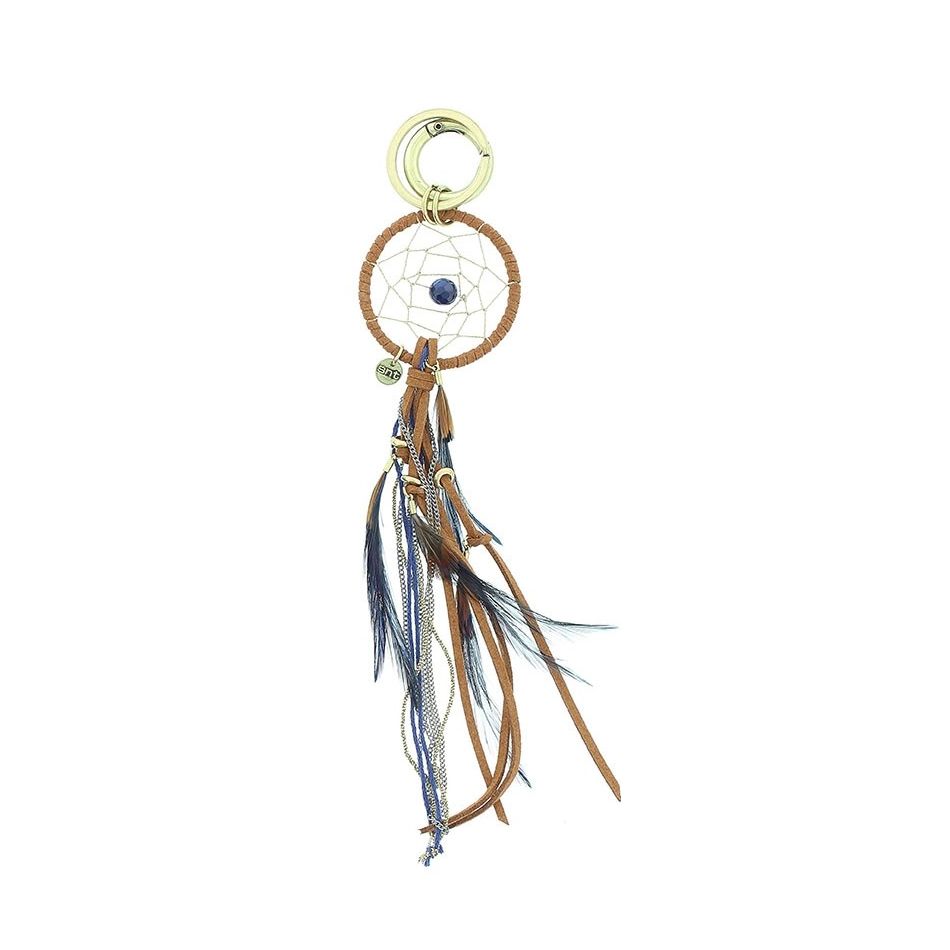 FEATHERS DREAMCATCHER KEYCHAIN