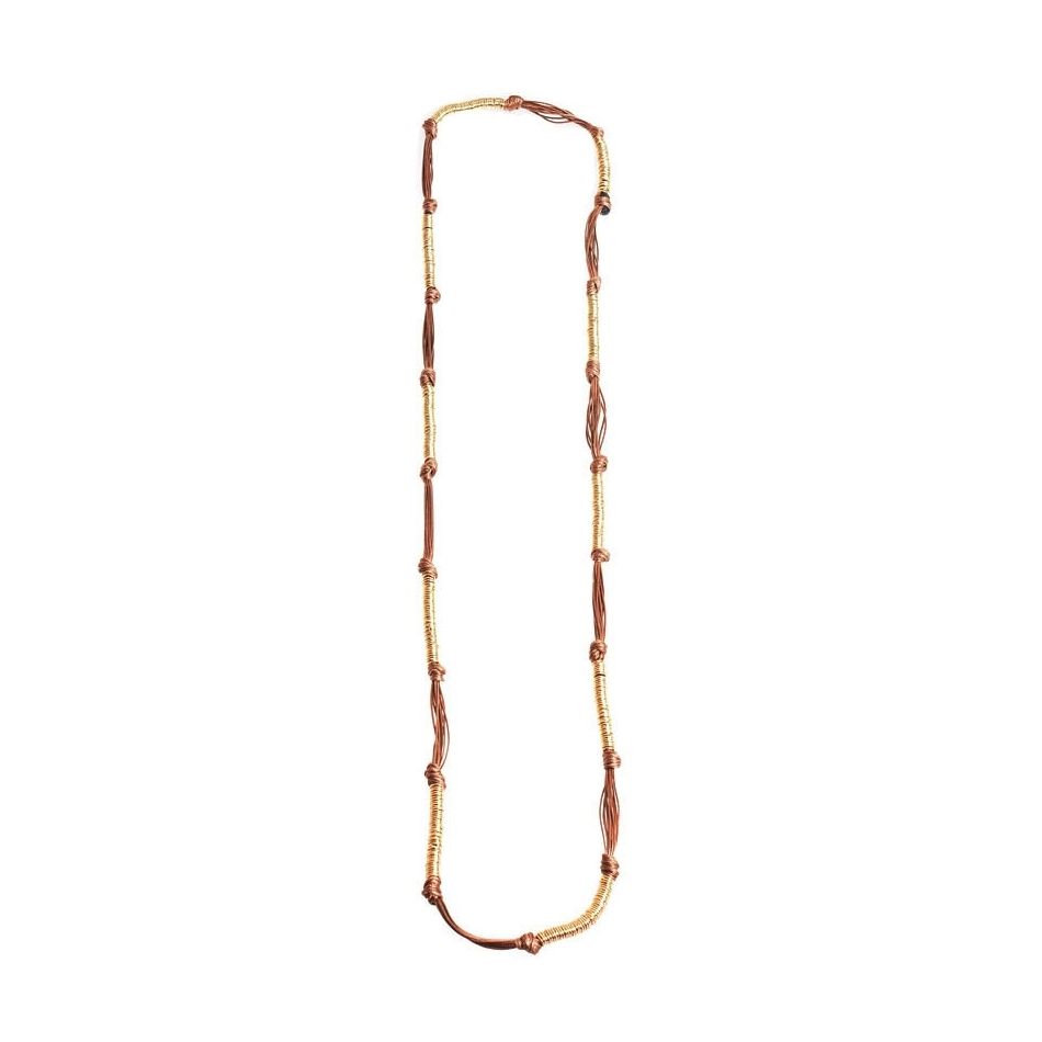 LONG NECKLACE WITH METAL RINGS