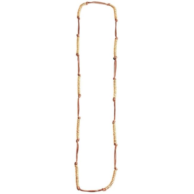 COLLAR LARGO ANILLAS METAL