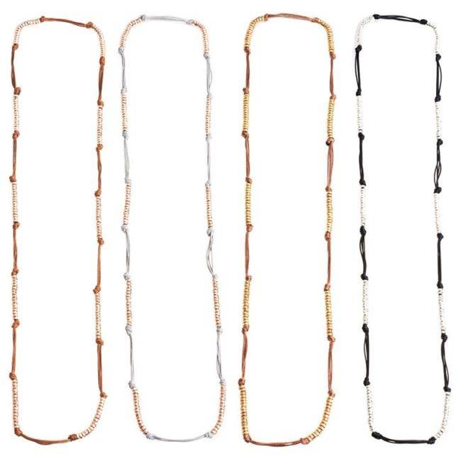 LONG NECKLACE WITH METAL RINGS