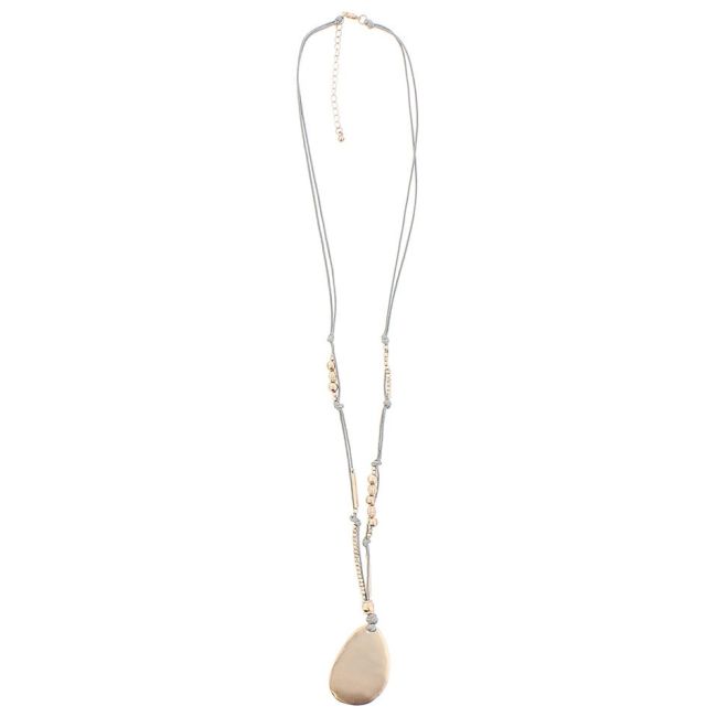 COLLAR LARGO COLGANTE METAL