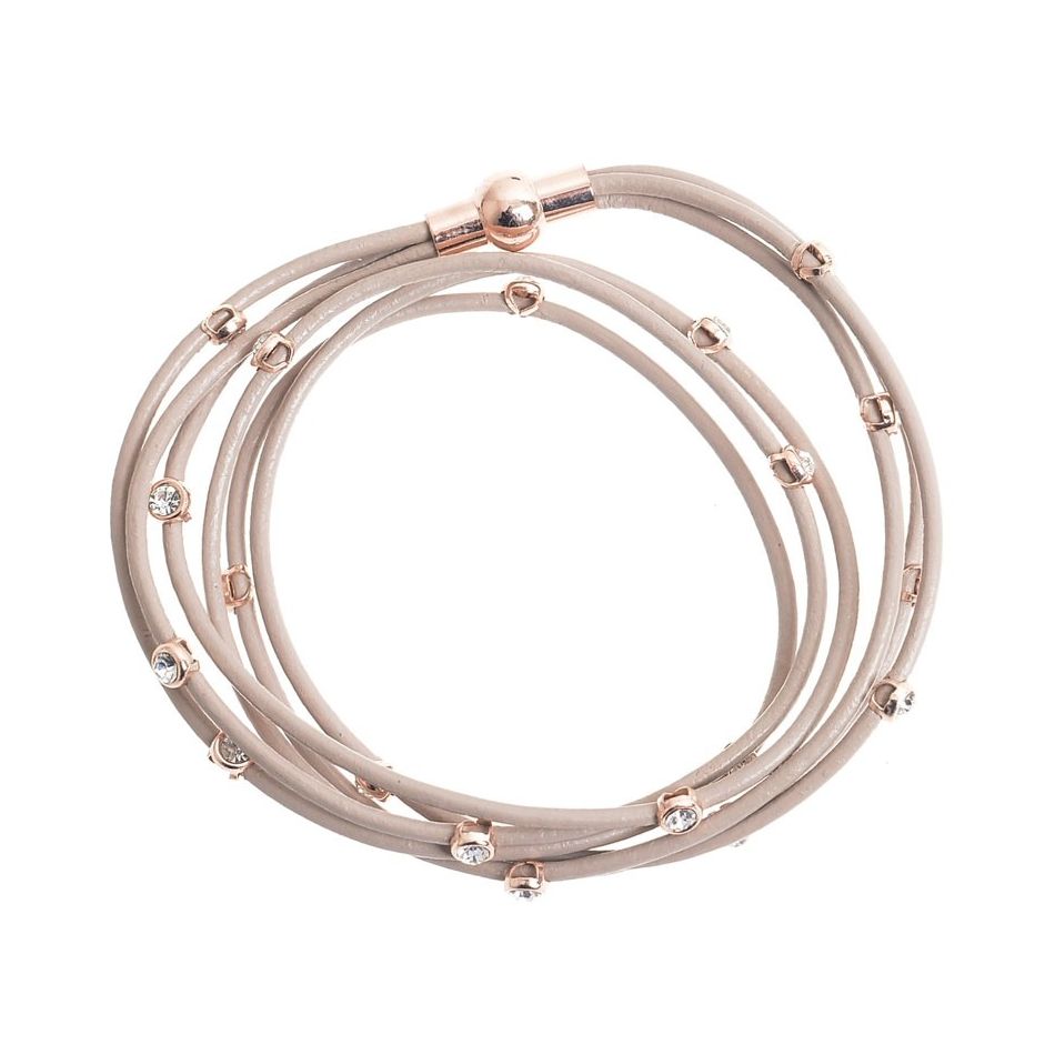 GARGANTILLA PULSERA POLIPIEL CUENTAS METAL