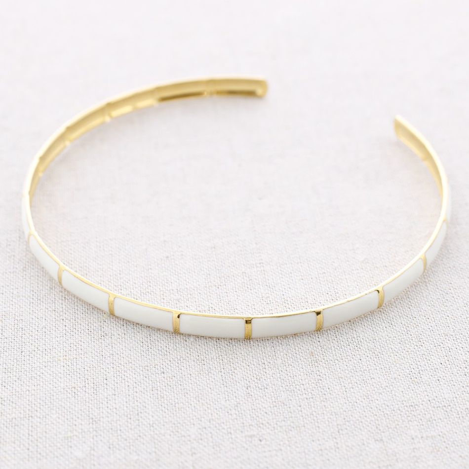 CHOKER ACERO ESMALTE