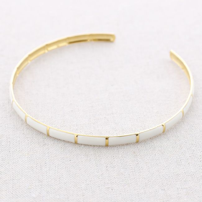 CHOKER ACERO ESMALTE
