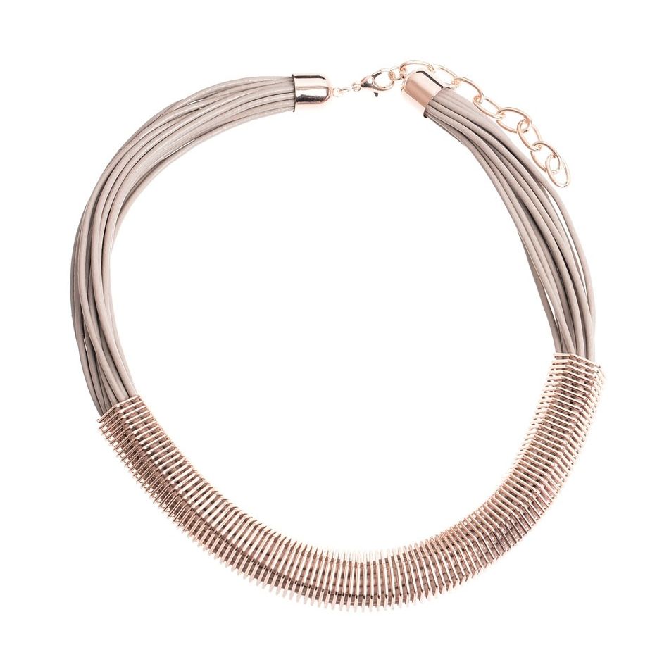 METAL WIRE SHORT NECKLACE