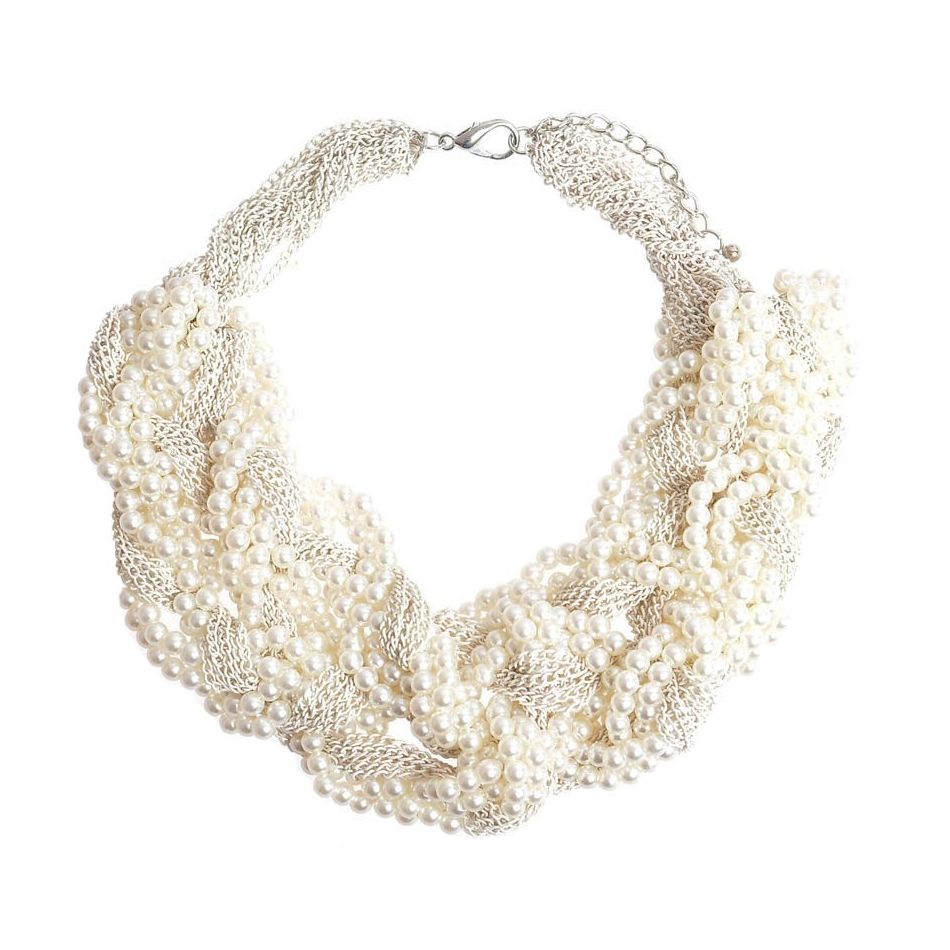 GARGANTILLA METAL PERLAS