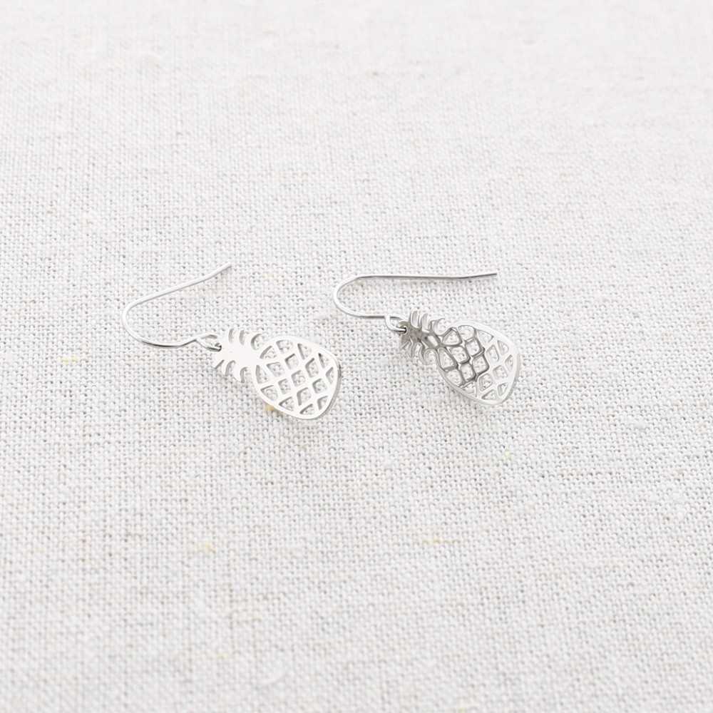 PINEAPPLE STEEL EARRINGS