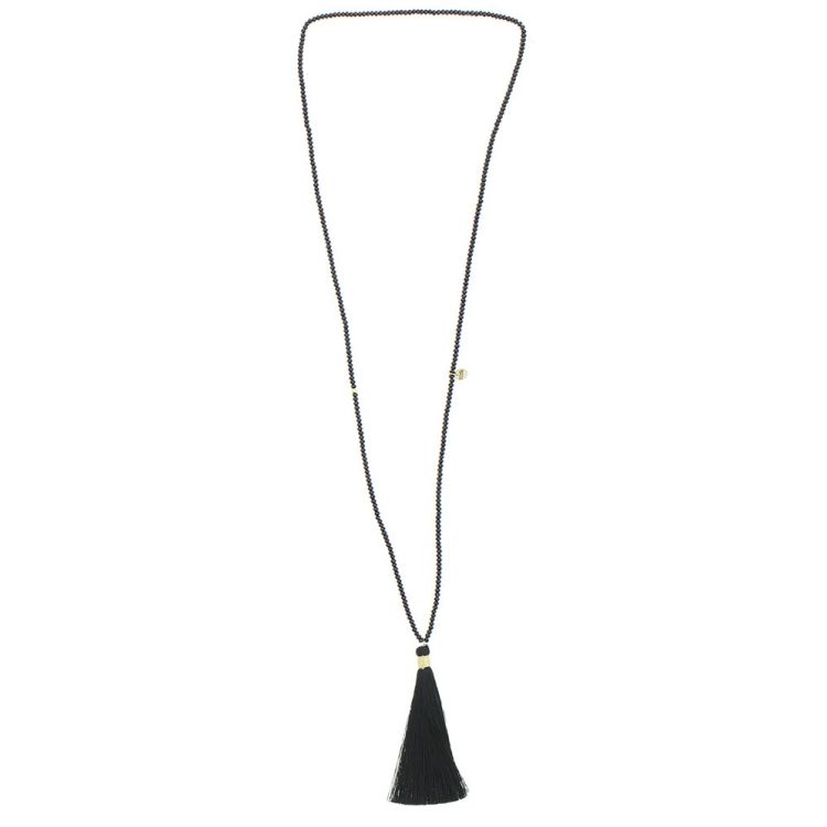 LONG FRINGE PENDANT NECKLACE 2