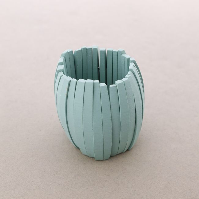 PULSERA ELÁSTICA CUENTAS MADERA