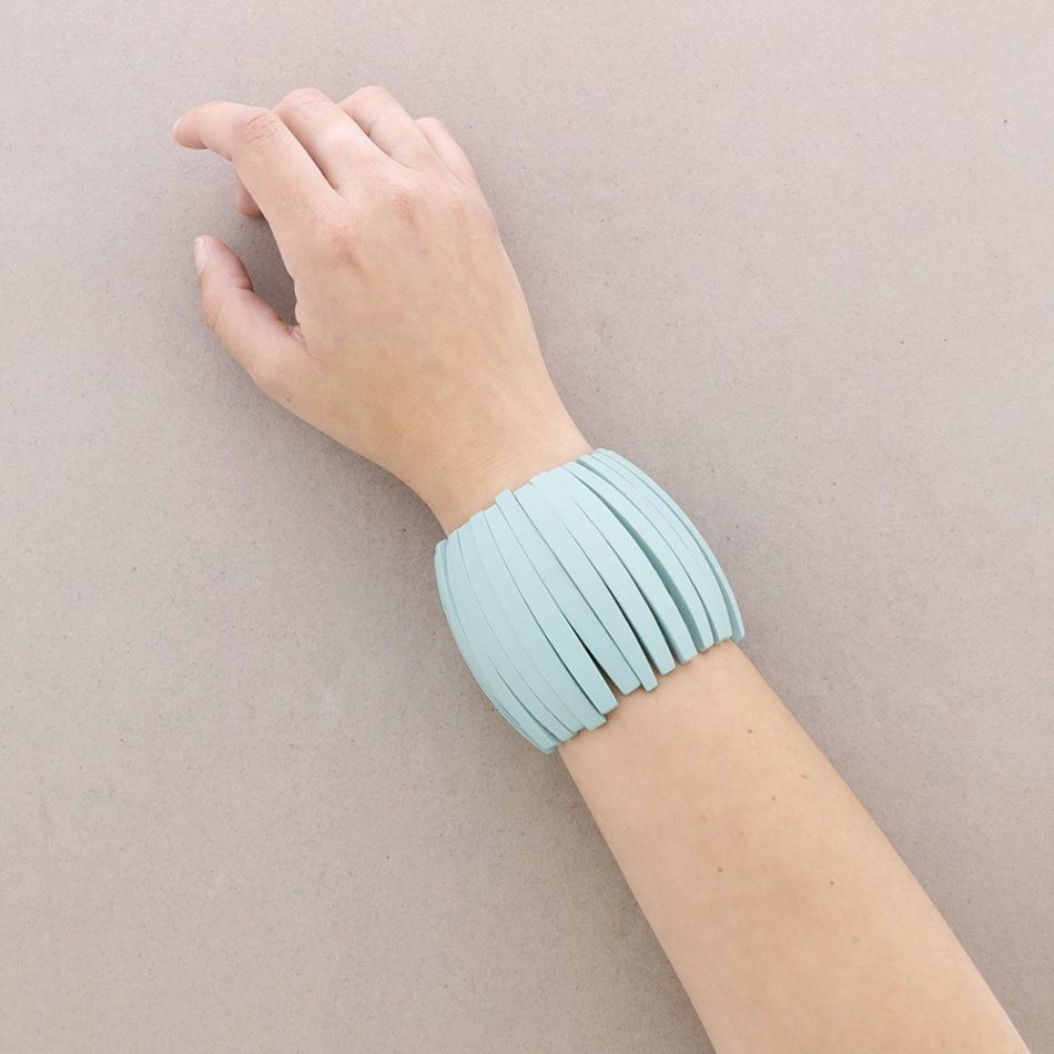 PULSERA ELÁSTICA CUENTAS MADERA
