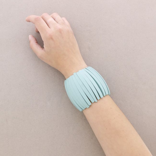 PULSERA ELÁSTICA CUENTAS MADERA