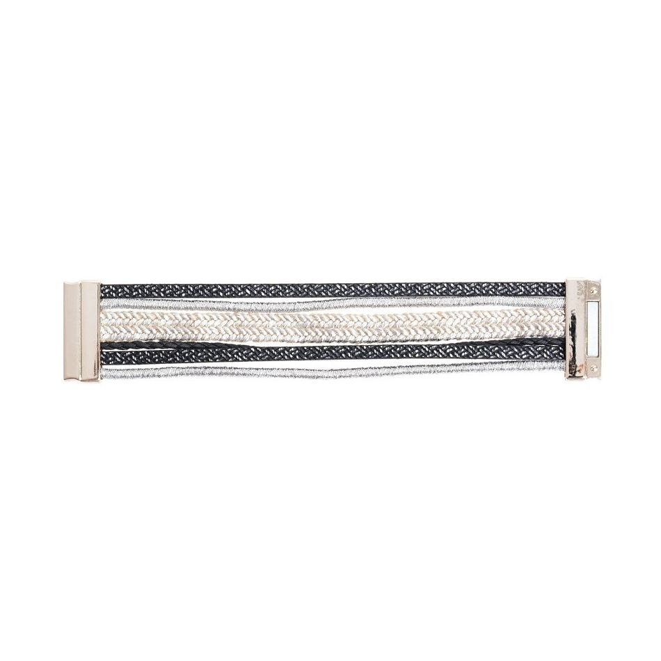 STRIPS BRACELET WITH MAGNET CLOSURE