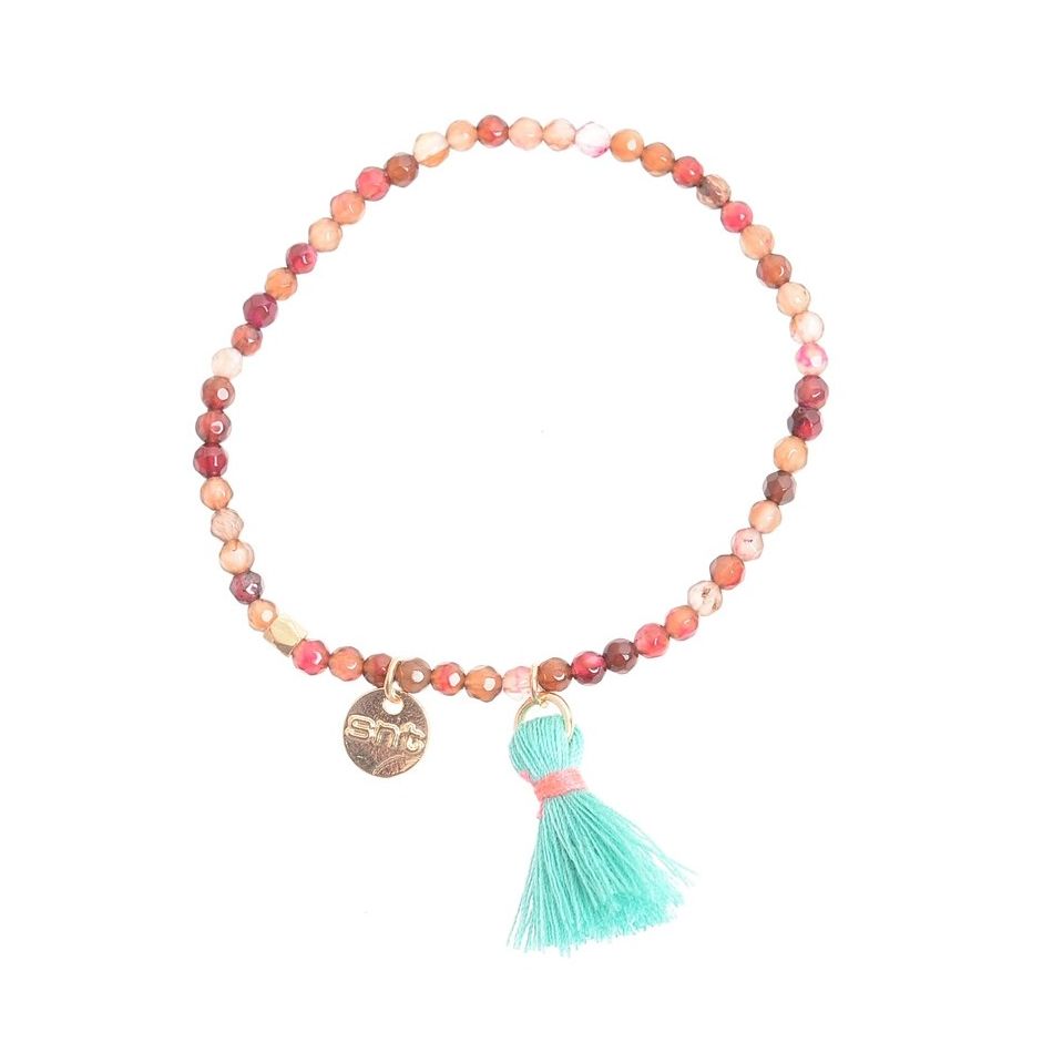 PULSERA CUENTAS PIEDRAS
