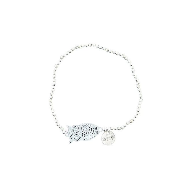 OWL BEAD BRACELET