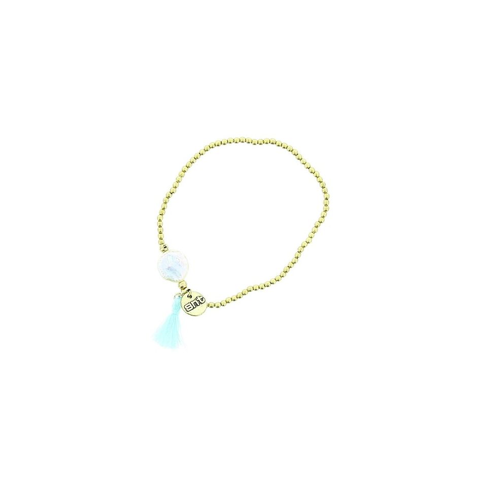 FRINGED CULTIVATED PEARL BEADS BRACELET