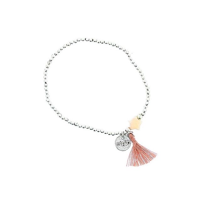 PULSERA CUENTAS ESTRELLA FLECO