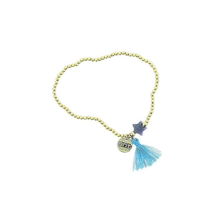 PULSERA CUENTAS ESTRELLA FLECO