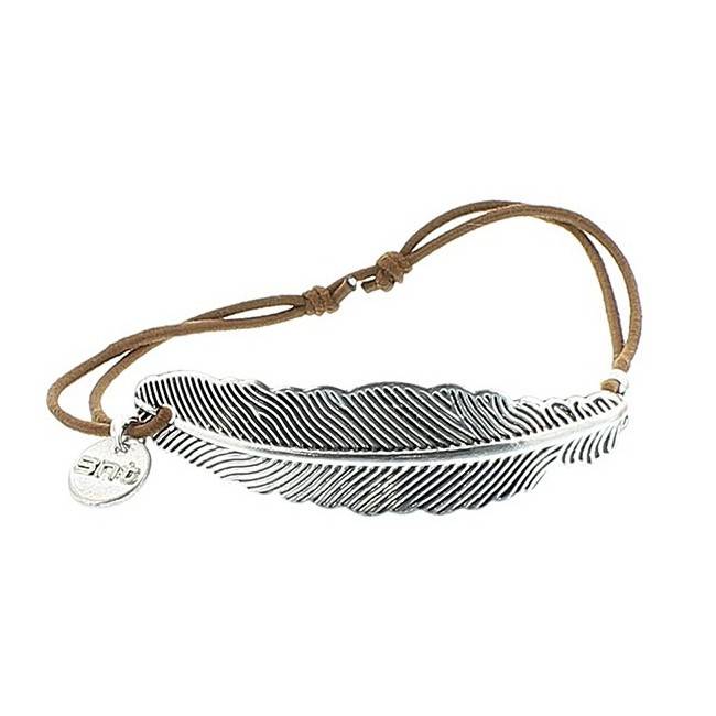 PULSERA GOMA HOJA METAL