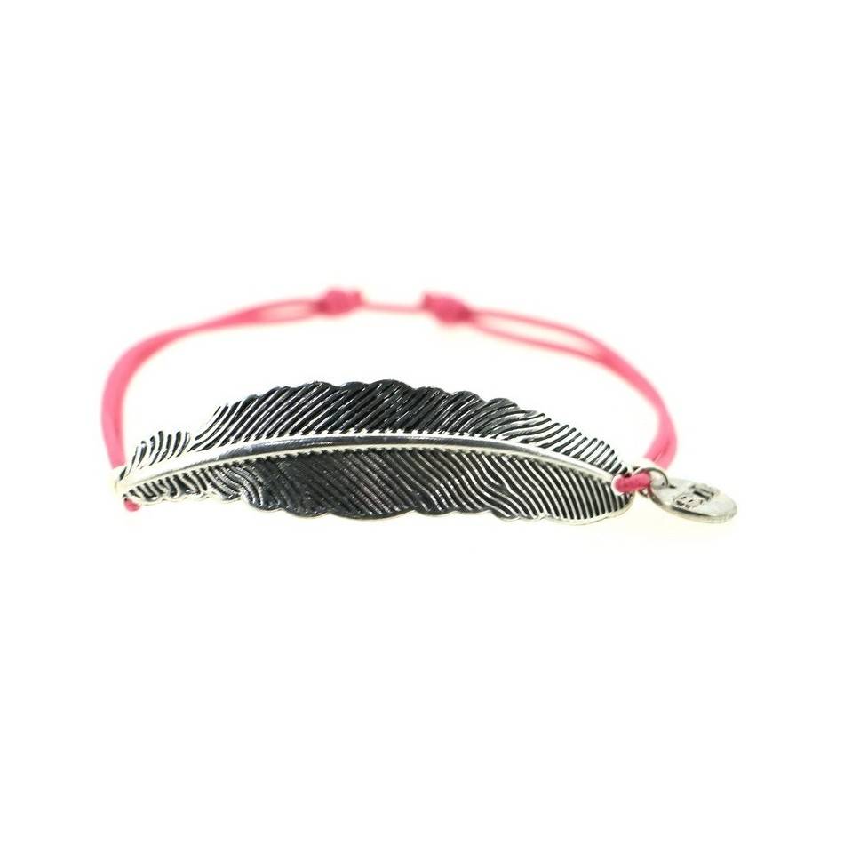 PULSERA GOMA HOJA METAL