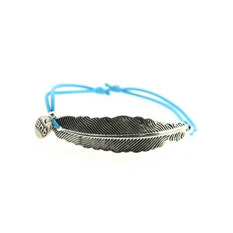 PULSERA GOMA HOJA METAL