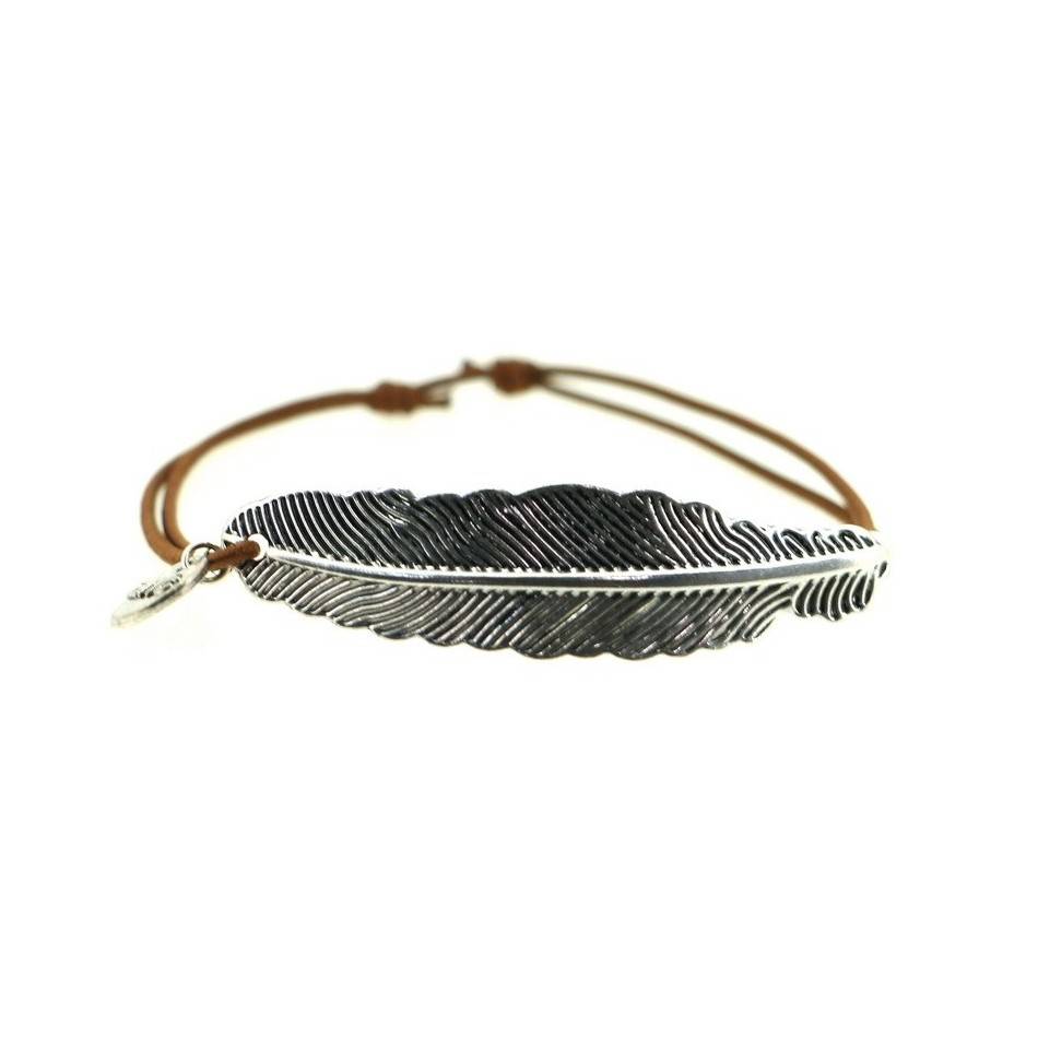METAL LEAF ELASTIC BRACELET