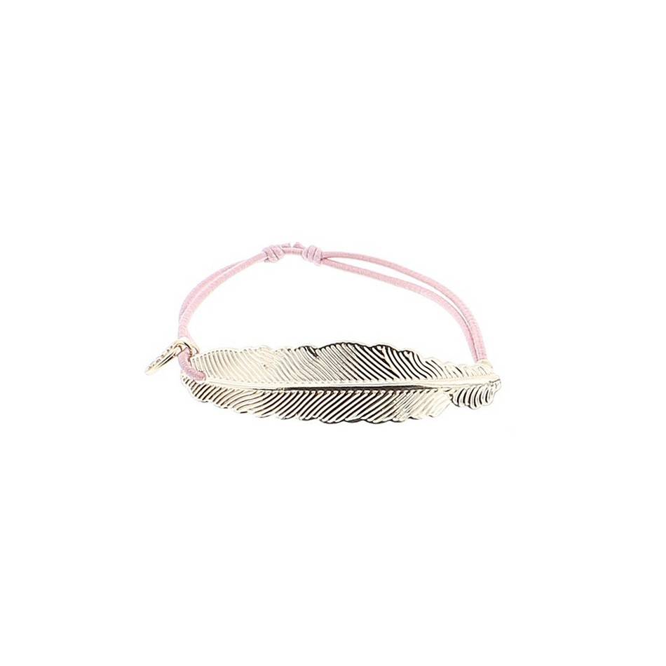 METAL LEAF ELASTIC BRACELET
