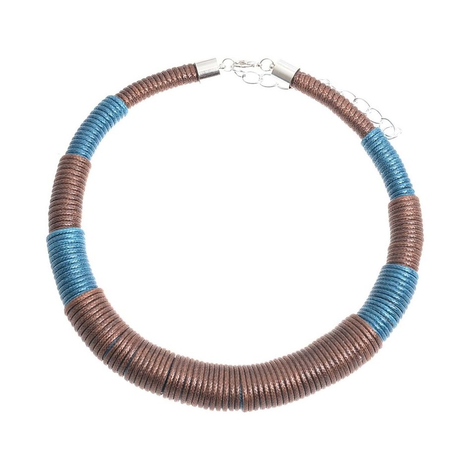 THREADED CORDS SHORT NECKLACE