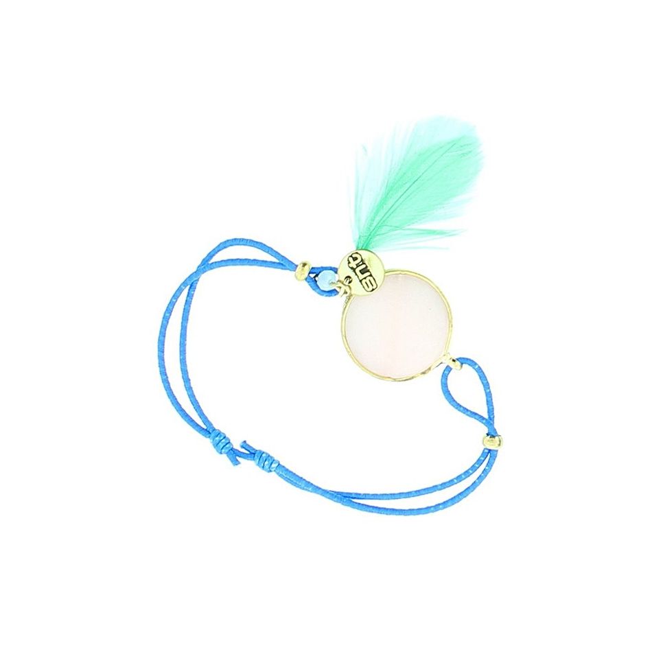 ELASTIC FACETED STONE BRACELET