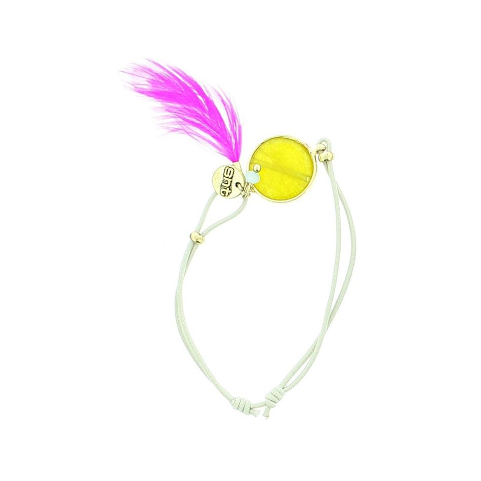 ELASTIC FACETED STONE BRACELET