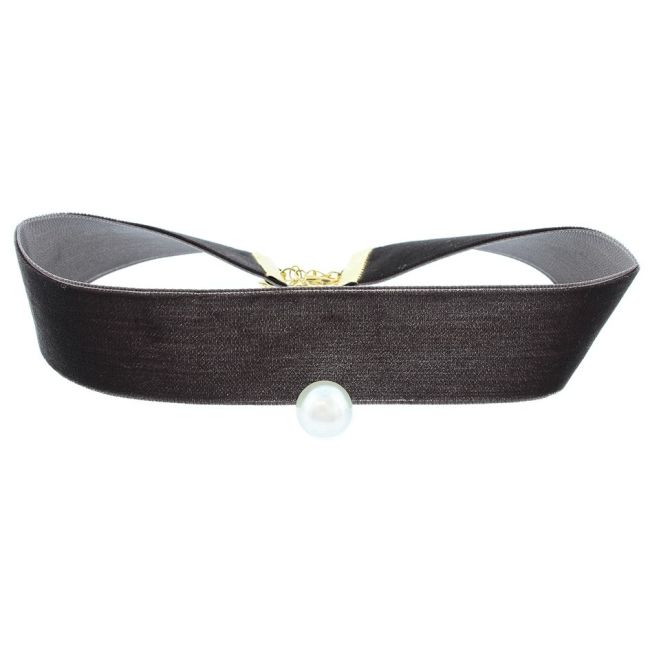 PENDANT PEARL VELVET CHOKER