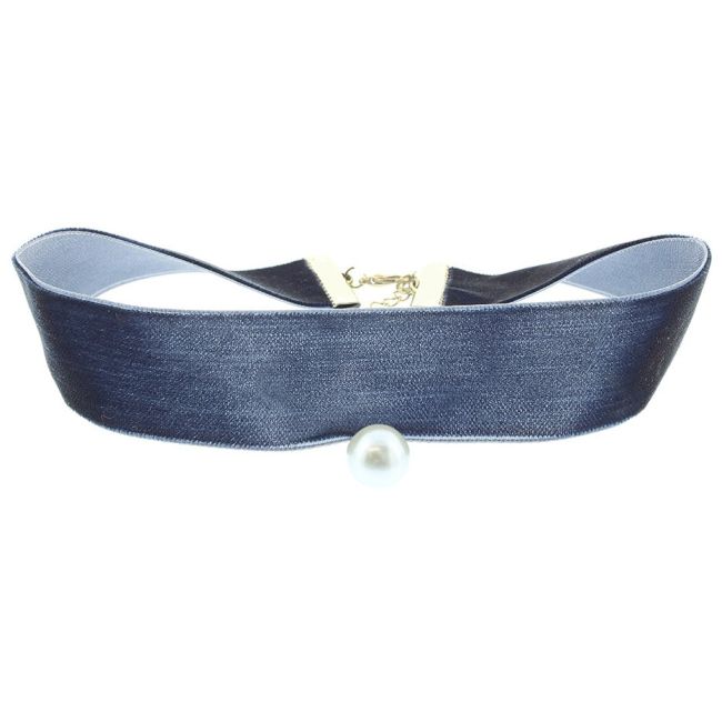 PENDANT PEARL VELVET CHOKER