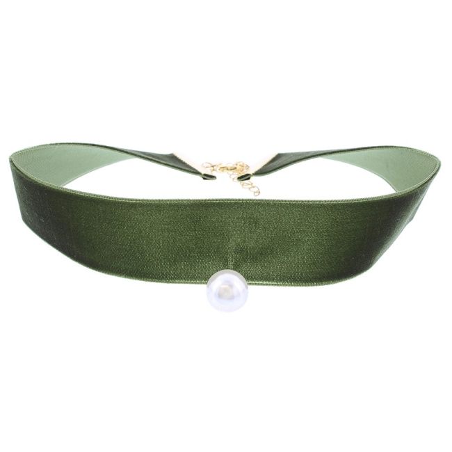 PENDANT PEARL VELVET CHOKER